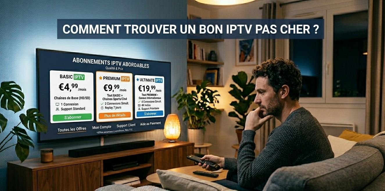 IPTV pas cher en 2026 — guide pour allier économies et qualité 4K